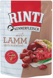 Rinti Kennerfleisch Lamm Hund Adult Getreidefrei Stückchen in Sauce 10 x 400 g - 10 x 400 g – Bild 1 von 7