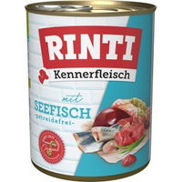 Produktbild von Rinti Kennerfleisch Nassfutter Hund Adult Fisch Stückchen in Sauce 12x800 g Dose - 12 x 800 g
