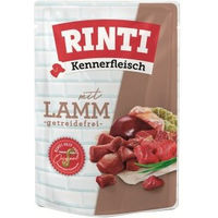 Produktbild von Rinti Kennerfleisch Nassfutter Hund Adult Lamm Stückchen in Sauce 10x400 g - 10 x 400 g