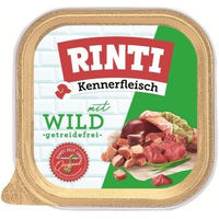 Produktbild von Rinti Kennerfleisch Nassfutter Hund Adult Wild 9x300 g Schalen - 9 x 300 g