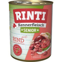 Produktbild von Rinti Kennerfleisch Nassfutter Hund Senior Rind Stückchen in Sauce 24x800 g - 24 x 800 g