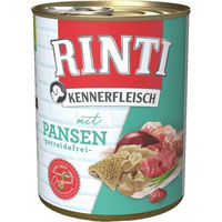 Produktbild von Rinti Kennerfleisch Pansen Hundefutter Adult Getreidefrei mit hohem Fleischanteil 400 g - 12 x 400 g