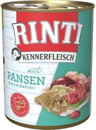 RINTI Kennerfleisch Pansen Hundefutter Adult Getreidefrei mit hohem Fleischanteil 800 g - 12 x 800 g – Bild 1 von 12