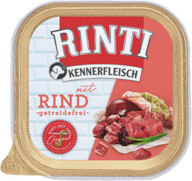 Rinti Kennerfleisch Plus Hund Adult Rind Getreidefrei Hoher Fleischanteil 9 x 300 g - 9 x 300 g – Bild 1 von 5