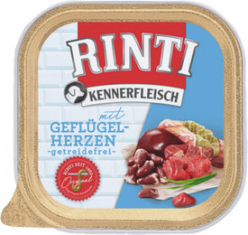 Rinti Kennerfleisch Plus Nassfutter für Hunde Adult Geflügel mit Stückchen in Sauce getreidefrei 9 x 300g - 9 x 300 g – Bild 1 von 5