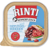 Produktbild von Rinti Kennerfleisch Plus Nassfutter für Hunde Adult Geflügel mit Stückchen in Sauce getreidefrei 9 x 300g - 9 x 300 g