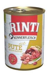 Rinti Kennerfleisch Pute Hund Nassfutter Stückchen in Sauce 24 x 400 g - 24 x 400 g – Bild 1 von 6
