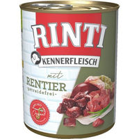 Produktbild von Rinti Kennerfleisch Rentier Hundefutter Adult Getreidefrei mit hohem Fleischanteil 12 x 800 g - 12 x 800 g
