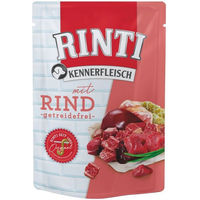 Produktbild von Rinti Kennerfleisch Rind Hund Nassfutter Adult Getreidefrei mit hohem Fleischanteil 10 x 400 g - 10 x 400 g