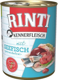 Rinti Kennerfleisch Seefisch Hundefutter Adult Getreidefrei mit hohem Fleischanteil 800 g - 12 x 800 g – Bild 1 von 7