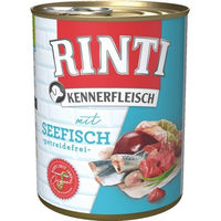 Produktbild von Rinti Kennerfleisch Seefisch Hundefutter Adult Getreidefrei mit hohem Fleischanteil 800 g - 12 x 800 g