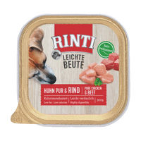 Produktbild von Rinti Leichte Beute Hundefutter Huhn und Rind Adult Stückchen in Sauce 9 x 300 g - 9 x 300 g