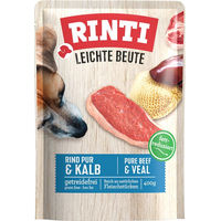 Produktbild von Rinti Leichte Beute Hundefutter Nassfutter Rind und Kalb Getreidefrei Light 10 x 400 g - 10 x 400 g