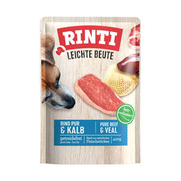 Produktbild von Rinti Leichte Beute Hundefutter Rind und Kalb Stückchen in Sauce getreidefrei 10x400g