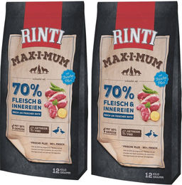 Rinti Max-i-Mum Hund Adult Ente Getreidefrei mit hohem Fleischanteil 12 kg Beutel – Bild 1 von 1