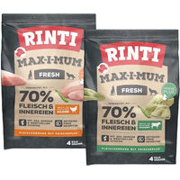Produktbild von Rinti Max-i-Mum Hund Adult Huhn und Pansen Mixpaket 2x4kg