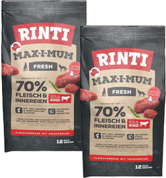 Produktbild von Rinti Max-i-Mum Hund Adult Rind 2x12kg - 2 x 12 kg