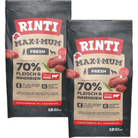 Produktbild von Rinti Max-i-Mum Hund Adult Rind 2x12kg - 2 x 12 kg
