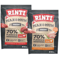 Produktbild von Rinti Max-i-Mum Hund Adult Rind und Huhn Mixpaket 8kg