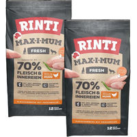 Produktbild von Rinti Max-i-Mum Hund Huhn für alle Altersstufen 2x12kg