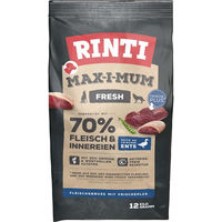 Produktbild von Rinti Max-i-Mum Hundefutter Ente getreidefrei Adult 2x12kg