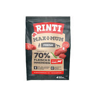 Produktbild von Rinti Max-i-mum Hundefutter Rind Getreidefrei Adult 4 kg - 4 kg
