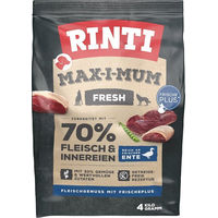 Produktbild von Rinti Max-i-Mum Hundetrockenfutter Adult Ente Getreidefrei 4 kg - 4 kg