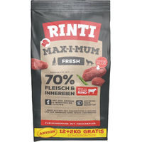 Produktbild von Rinti Max-i-Mum Hundetrockenfutter Adult Rind 14 kg - 14 kg