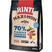 Produktbild von Rinti Max-i-Mum Hundetrockenfutter Ente Adult Getreidefrei 800 g - 800 g