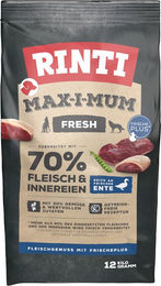 Rinti Max-i-Mum Hundetrockenfutter Ente getreidefrei Adult 12 kg - 12 kg – Bild 1 von 7