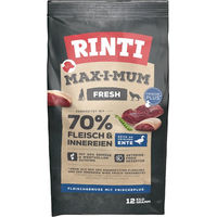 Produktbild von Rinti Max-i-Mum Hundetrockenfutter Ente getreidefrei Adult 12 kg - 12 kg