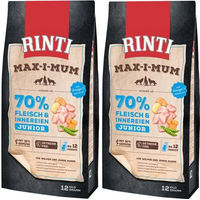 Produktbild von Rinti Max-i-mum Junior Hund Trockenfutter Huhn Getreidefrei 2 x 12 kg