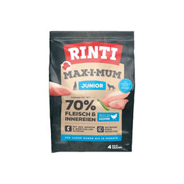 Rinti Max-i-Mum Junior Hund Trockenfutter Huhn Getreidefrei 4 kg - 4 kg – Bild 1 von 5