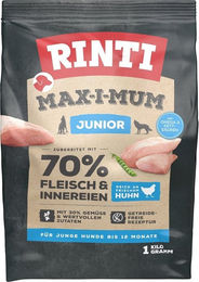 Rinti Max-i-mum Junior Hundetrockenfutter Huhn getreidefrei 1 kg - 7 x 1 kg – Bild 1 von 4