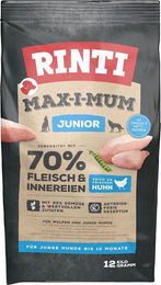 Rinti Max-i-Mum Junior Hundetrockenfutter Huhn Getreidefrei 12 kg - 2 x 12 kg – Bild 1 von 6