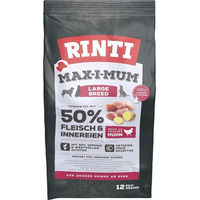 Produktbild von Rinti Max-i-Mum Large Breed Hundetrockenfutter Adult Huhn getreidefrei 12kg - 12 kg