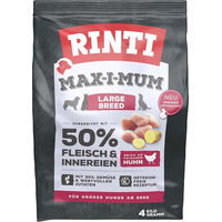 Produktbild von Rinti Max-i-mum Large Breed Hundetrockenfutter Huhn Adult Getreidefrei Glutenfrei Monoprotein 4 kg - 4 kg