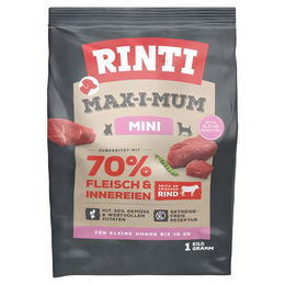 Produktbild von Rinti Max-I-Mum Mini Hundefutter Adult Rind 1 kg