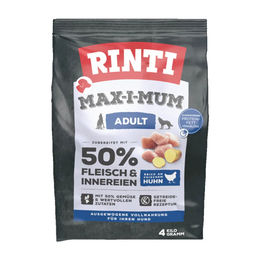 Rinti Max-i-mum Trockenfutter Hund Adult Huhn Getreidefrei 4 kg - 4 kg – Bild 1 von 7