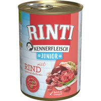 Produktbild von Rinti Pur Kennerfleisch Junior Hund Rind Getreidefrei mit hohem Fleischanteil 24er Pack 400g - 24 x 400 g
