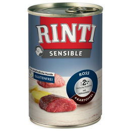 Rinti Sensible Hund Nassfutter Ente und Huhn mit Stückchen in Sauce 12 x 400g glutenfrei - 12 x 400 g – Bild 1 von 6