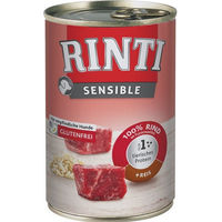Produktbild von Rinti Sensible Hund Nassfutter Rind mit Reis 12 x 400 g - 12 x 400 g