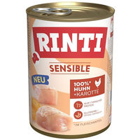Produktbild von Rinti Sensible Hundefutter Huhn mit Karotte hypoallergen monoprotein 12x400g