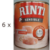 Produktbild von Rinti Sensible Hundefutter Huhn & Reis Adult Glutenfrei 6 x 800 g - 12 x 800 g