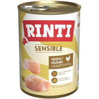 Produktbild von Rinti Sensible Hundefutter Huhn und Kartoffel glutenfrei 12x400g