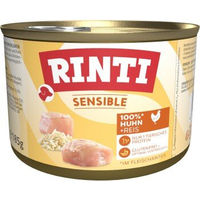 Produktbild von Rinti Sensible Hundefutter Huhn und Reis Hypoallergen Glutenfrei 12x185g - 12 x 185 g