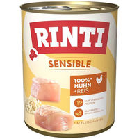 Produktbild von Rinti Sensible Hundefutter Huhn und Reis Hypoallergen Monoprotein 6x800g