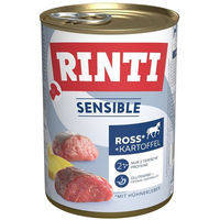 Produktbild von Rinti Sensible Hundefutter Pferd und Huhn mit Kartoffel Hypoallergen 24x400g