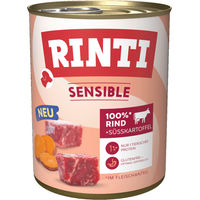 Produktbild von Rinti Sensible Hundefutter Rind mit Stückchen in Sauce 6 x 800 g - 6 x 800 g