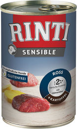 Rinti Sensible Hundefutter Ross Hühnerleber Kartoffel Hypoallergen 6x400g - 6 x 400 g – Bild 1 von 4